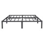 ML-Design Metallbett 160x200 cm, Stahlrahmen mit Lattenrost, Anthrazit.