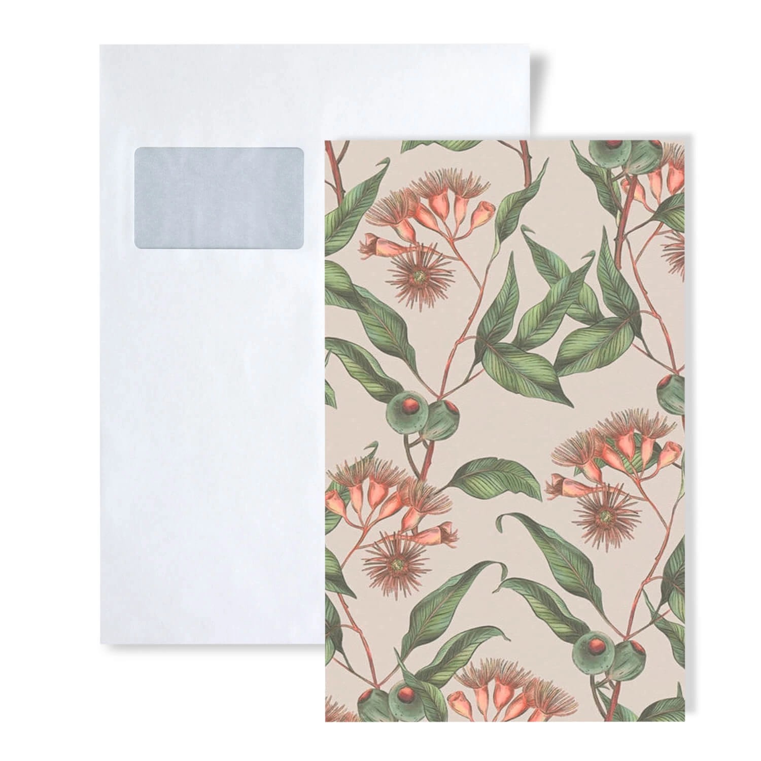 PROFHOME 1 MUSTERSTÜCK S-394303-GU DIN A4 MUSTER der Floralen Tapete günstig online kaufen