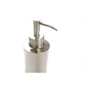 Bagnoxx Seifenspender aus Edelstahl, 450ml, mit Pumpe für Flüssigseife.