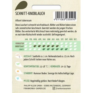 FRANKONIA Schnitt-Knoblauch Lauch Schmeckt wie Knoblauch