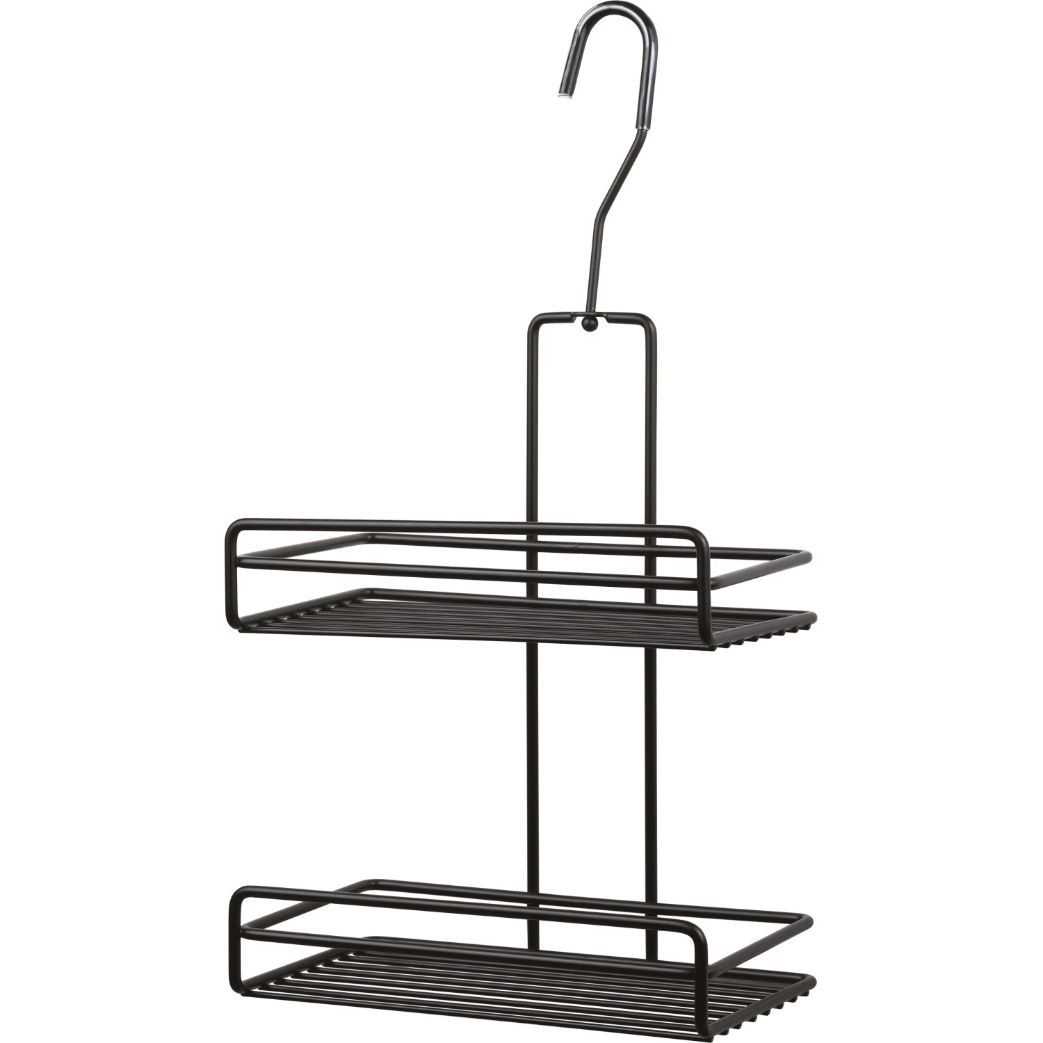 Hänge-Drahtkorb Fregate Schwarz Matt 45 cm x 23 cm x 14 cm