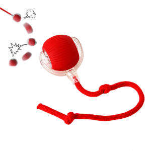 PETSATION Interaktiver Katzenball Rot