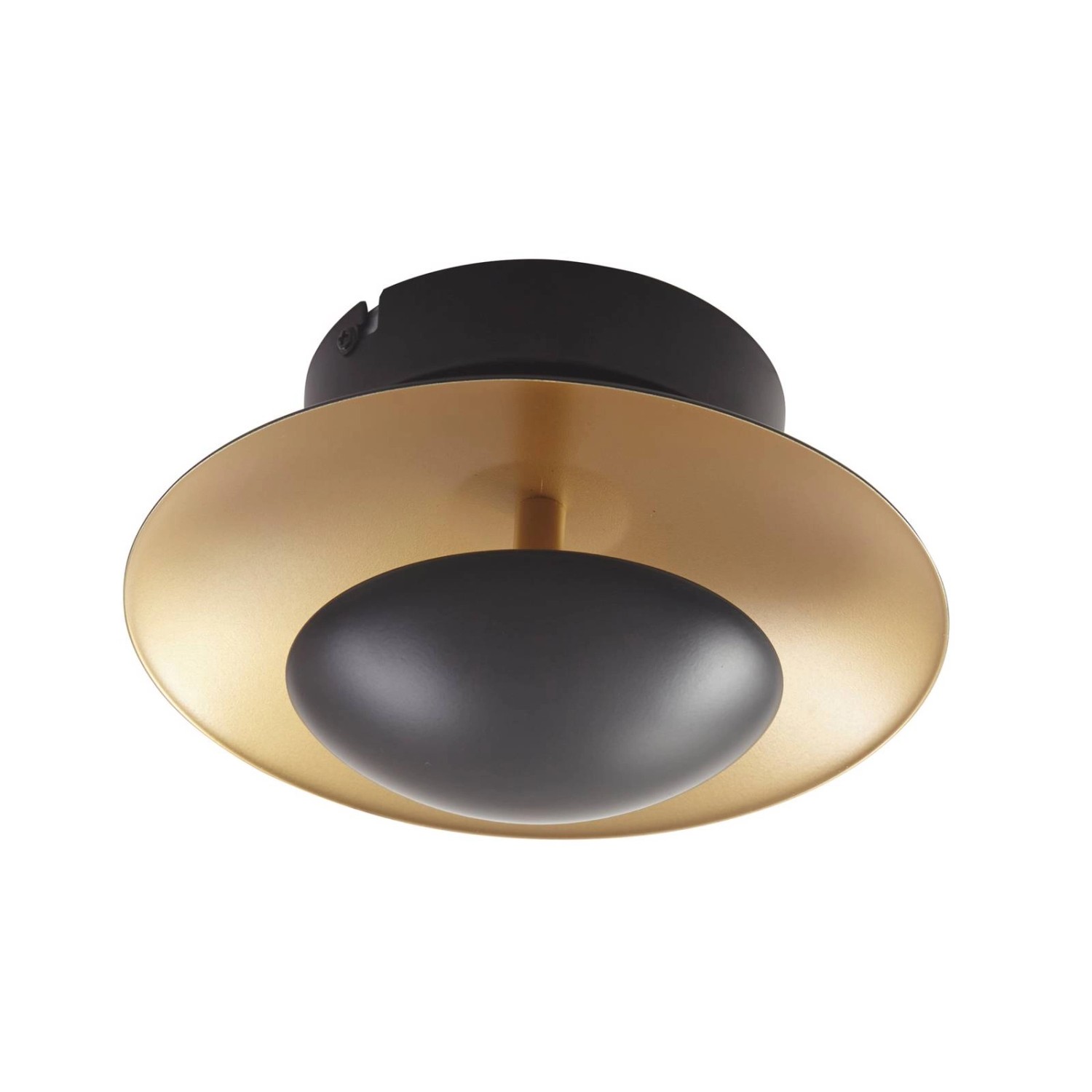 Lindby LED Deckenleuchte Tiama 10012961 Modern in Schwarz aus Metall 1-flam günstig online kaufen