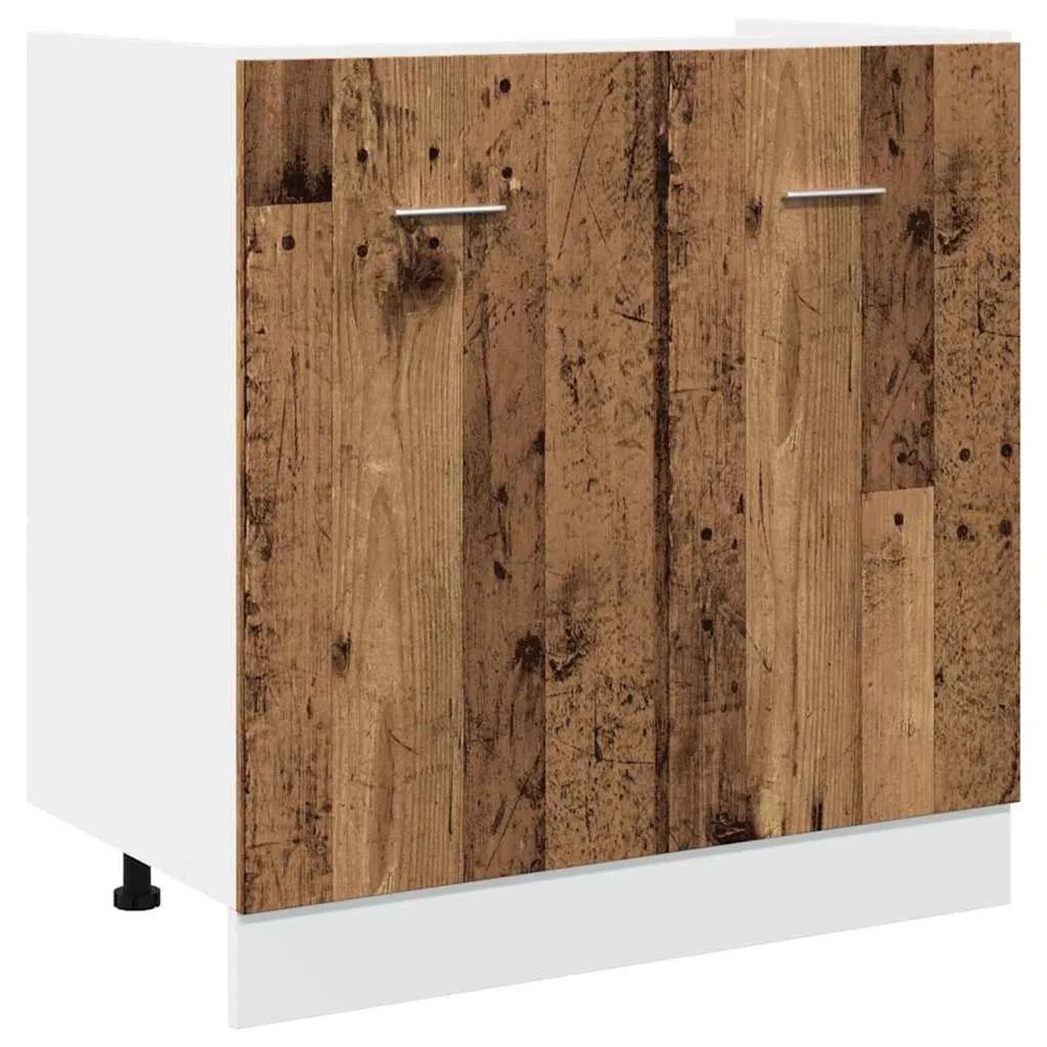 vidaXL Spülenunterschrank Lyon Altholz-Optik 80x46x81,5 cm Holzwerkstoff 85 günstig online kaufen