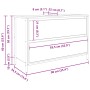 vidaXL Waschbeckenunterschrank mit Schubladen Schwarz Eichen-Optik 861877_15