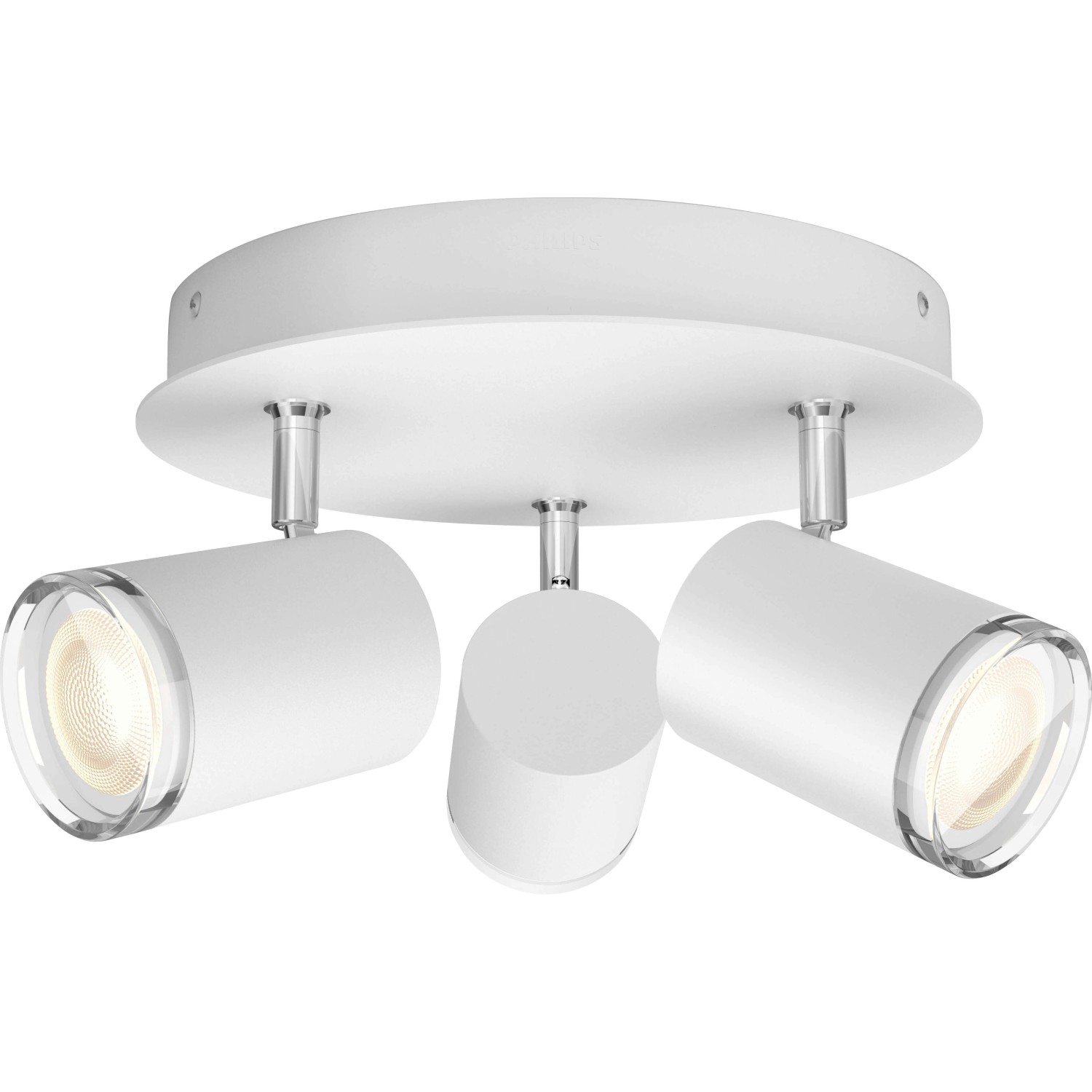 Philips Hue Spot 3-flg. White Ambiance Adore Weiß 3 x 250 lm  inkl. Dimmer