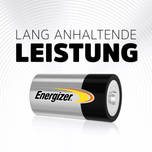Energizer Alkaline Power C Baby Batterie, 2er-Pack. Zuverlässige Energie für Standardanwendungen.