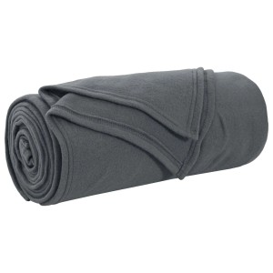 vidaXL Überwurfdecke Dunkelgrau 270 x 240 cm Fleece 42017016