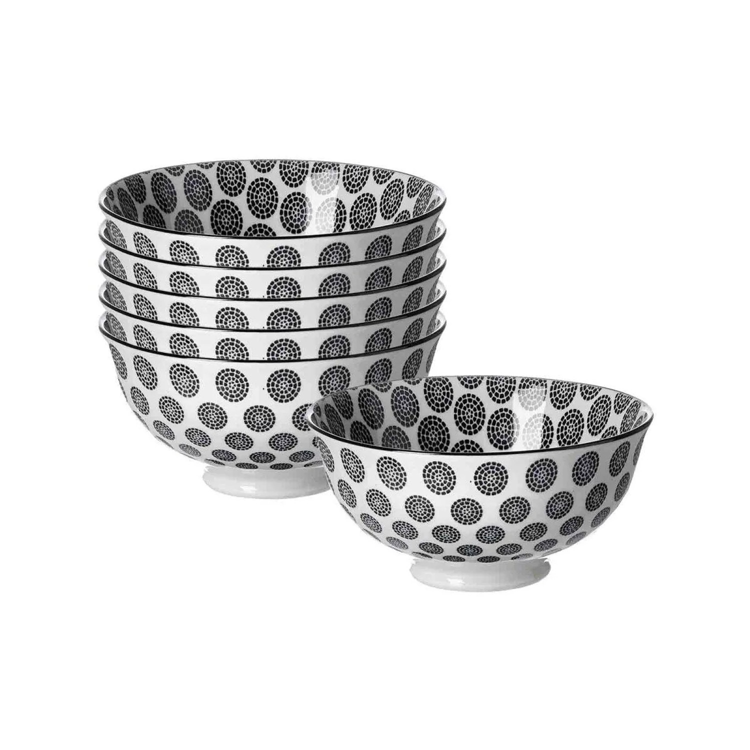 Ritzenhoff & Breker Takeo Circles Servierschale 12 cm 6er Set