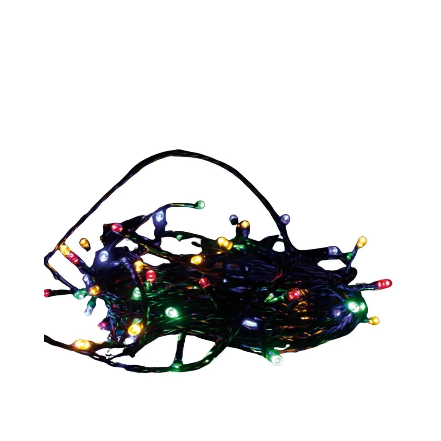 Lex 50er LED Lichterkette Batteriekette Weihnachten Beleuchtung Deko Bunt günstig online kaufen