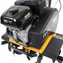 Texas TX611TG Benzin-Motorhacke mit gelbem Rahmen und schwarzen Details.