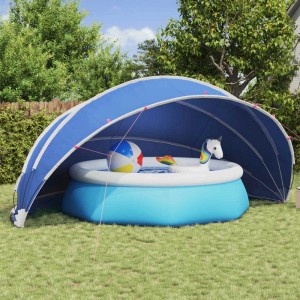 vidaXL Pool-Dome Grün 546 x 516 x 250 cm 42001126