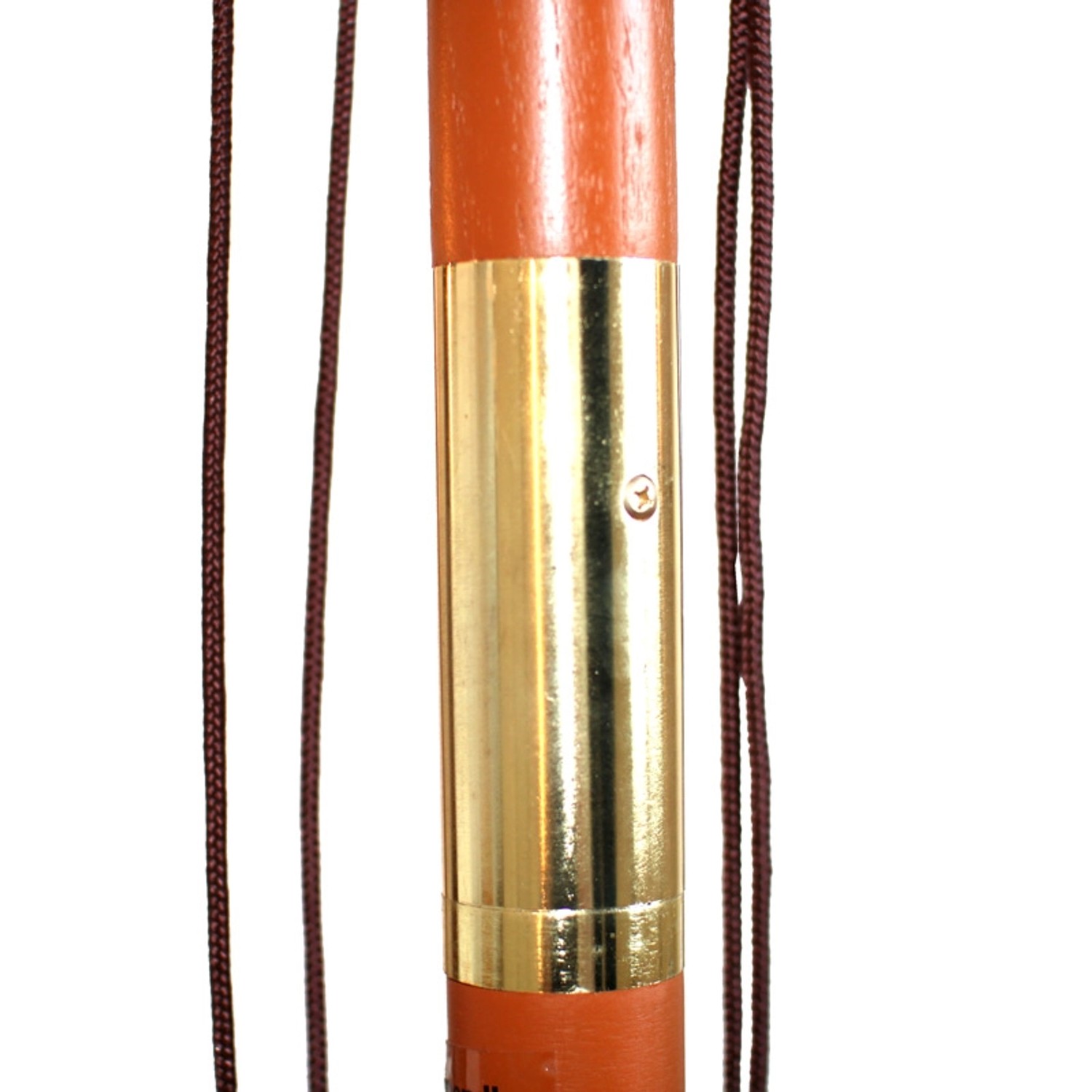 Detailaufnahme Mittelstock mit Seilzug des MCW Sonnenschirms Lissabon Terracotta.