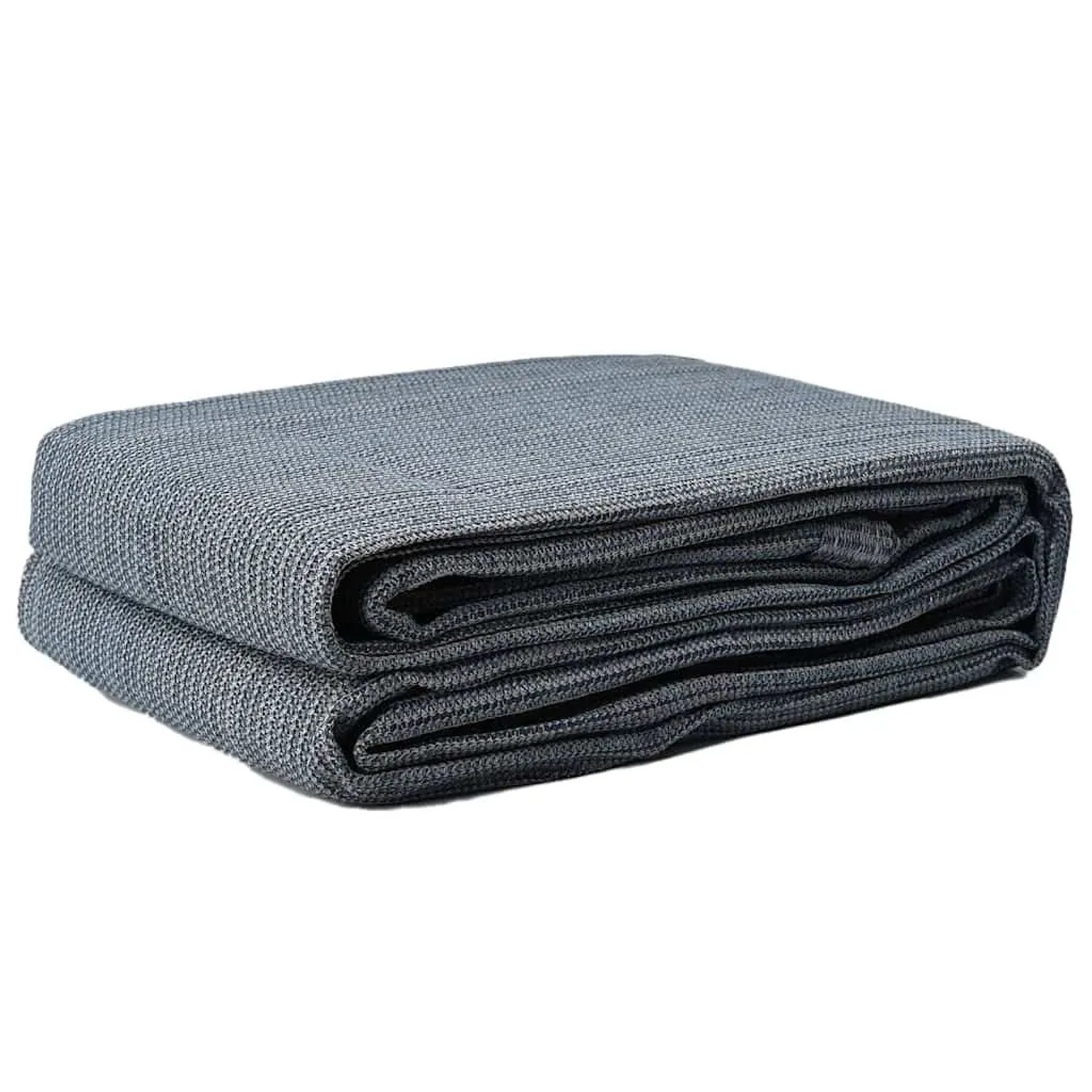 vidaXL Zeltteppich Blau und Grau 250 x 250 cm Polyethylen 42000169