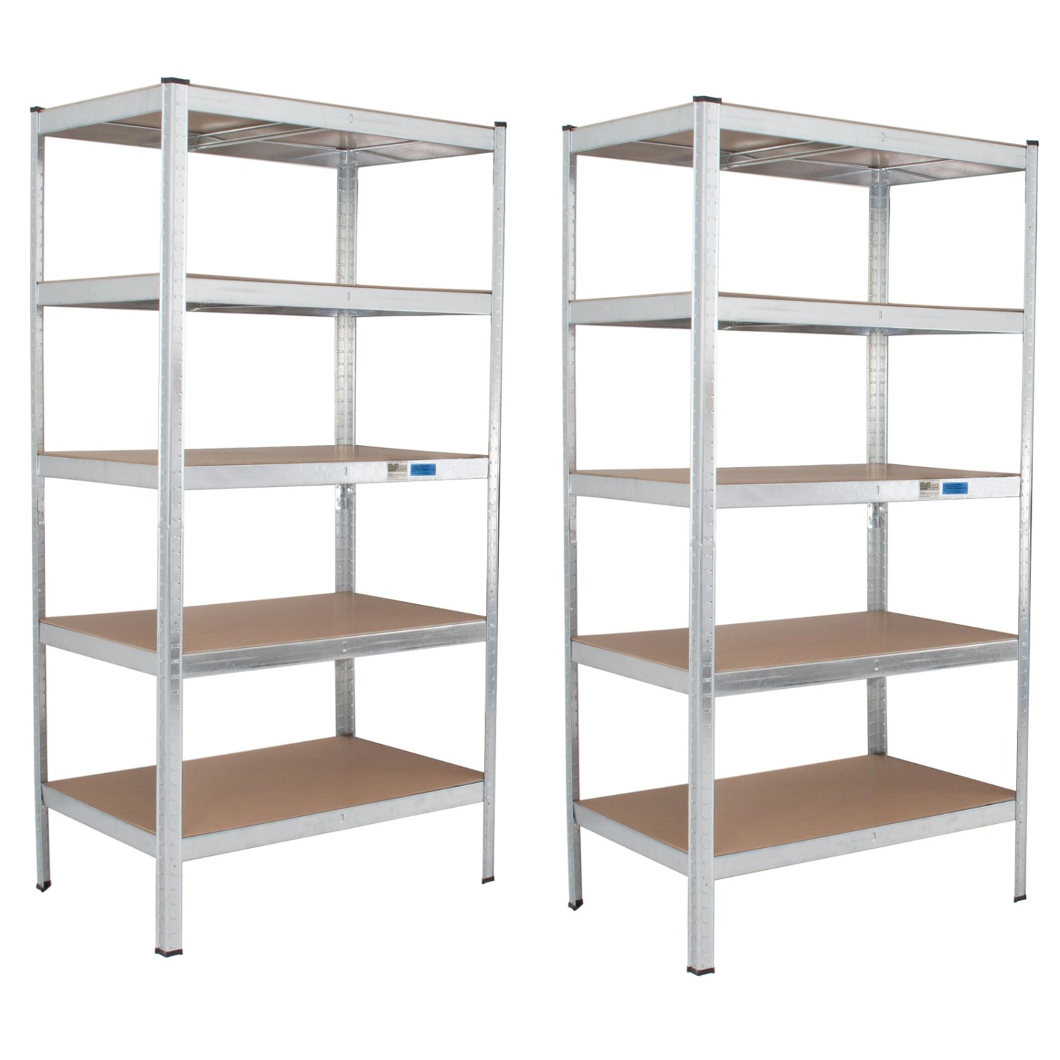 TRUTZHOLM 2x Schwerlastregal 180x90x60cm Lagerregal Traglast Je 875 kg günstig online kaufen