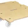 Wagner Kombi-Transporthilfe MM1382, 250 kg, aus FSC®-zertifiziertem Holz mit vier Rollen.