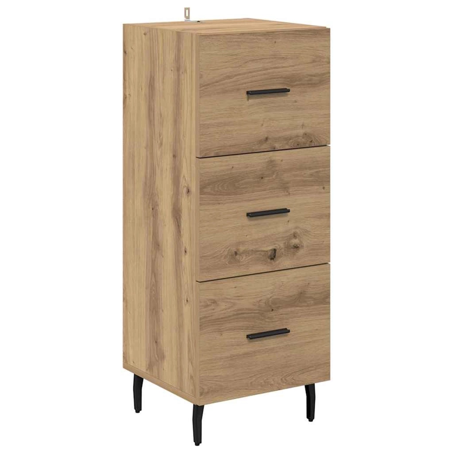 vidaXL Sideboard Artisan-Eiche 34 x 34,5 x 90 cm Holzwerkstoff 881577 günstig online kaufen