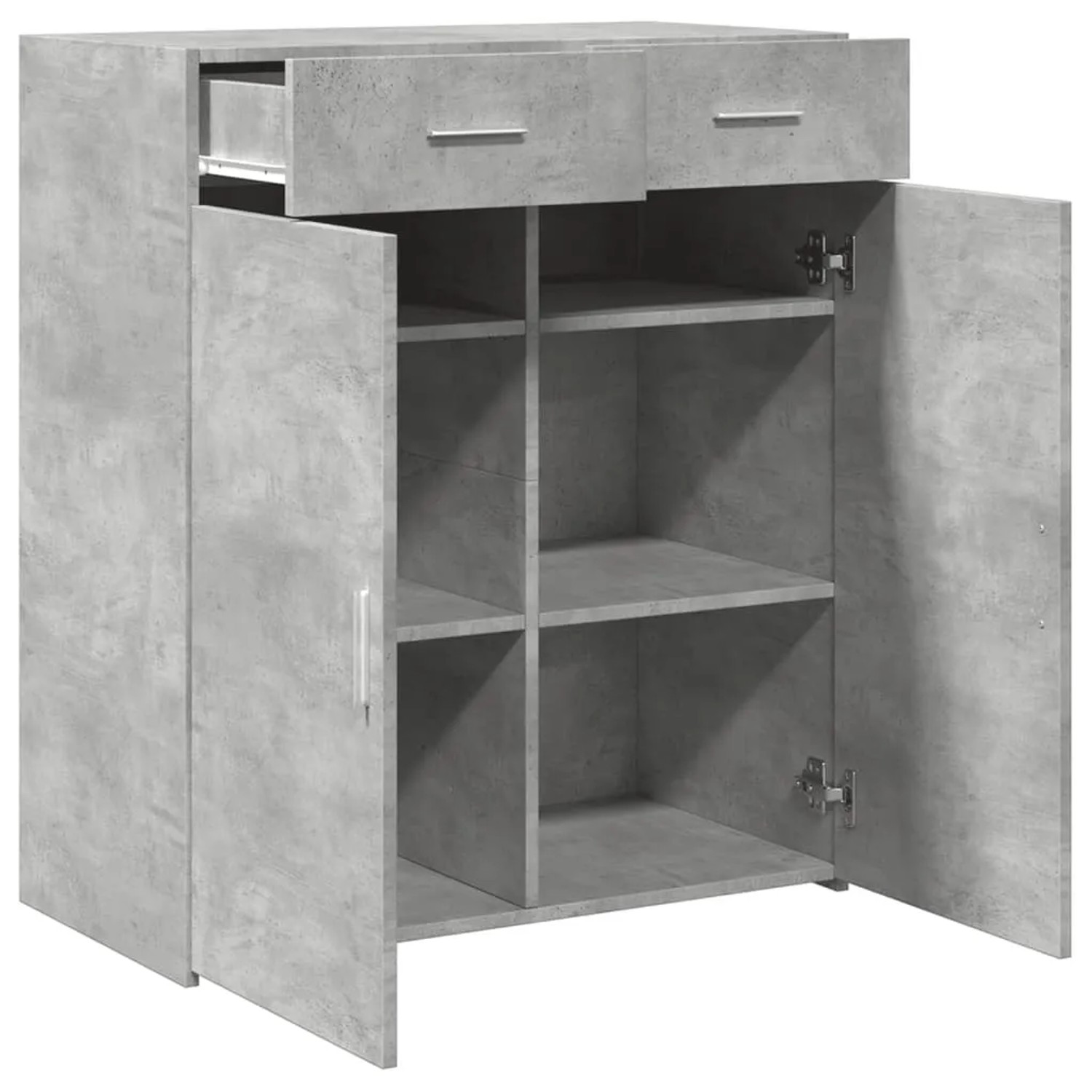 vidaXL Sideboard Betongrau 80x42,5x93 cm Holzwerkstoff 3281472_7