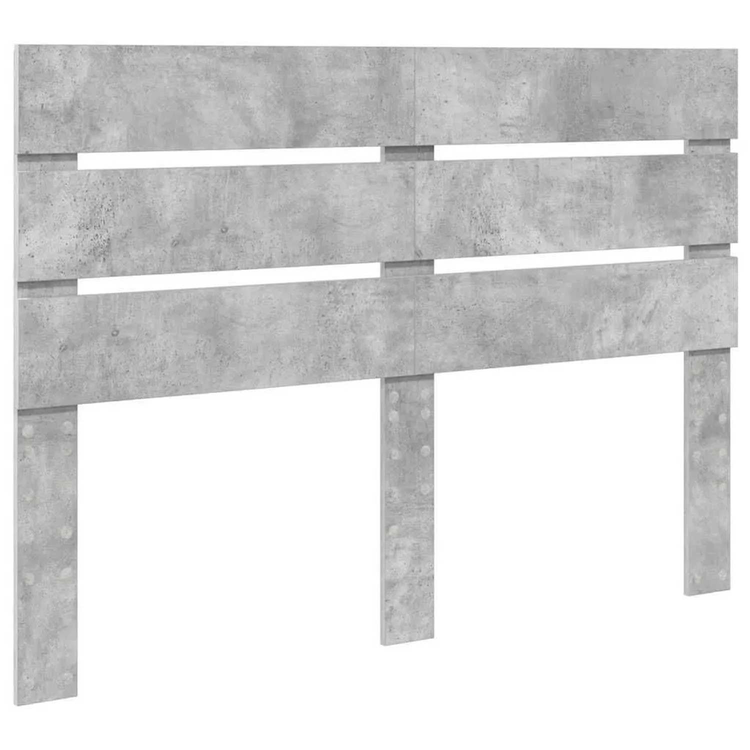 vidaXL Kopfteil mit Kopfteil Beton Grau 140 cm Holzwerkstoff 887540