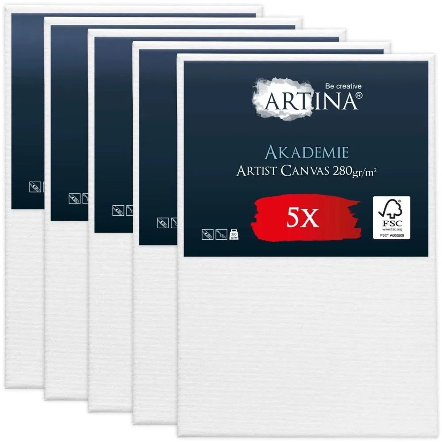 Artina Akademie Keilrahmen 40x60cm FSC 5tlg