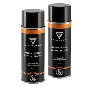 2er Set STAHLWERK Rostlöser Extra Stark, Spray zur Rostentfernung und zum Schutz von Metall.