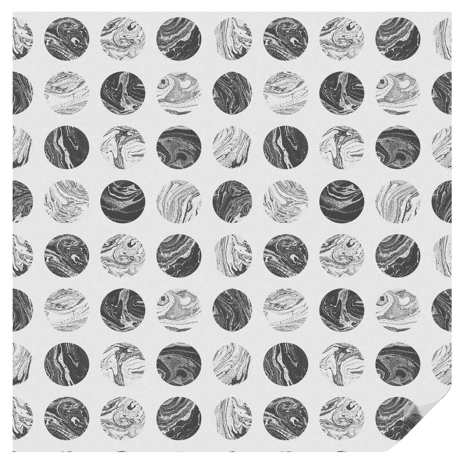 Tulup Buntglasfolie Marmor Eleganz Fensterfolie Buntglas 100x100 cm Weiß Fe günstig online kaufen