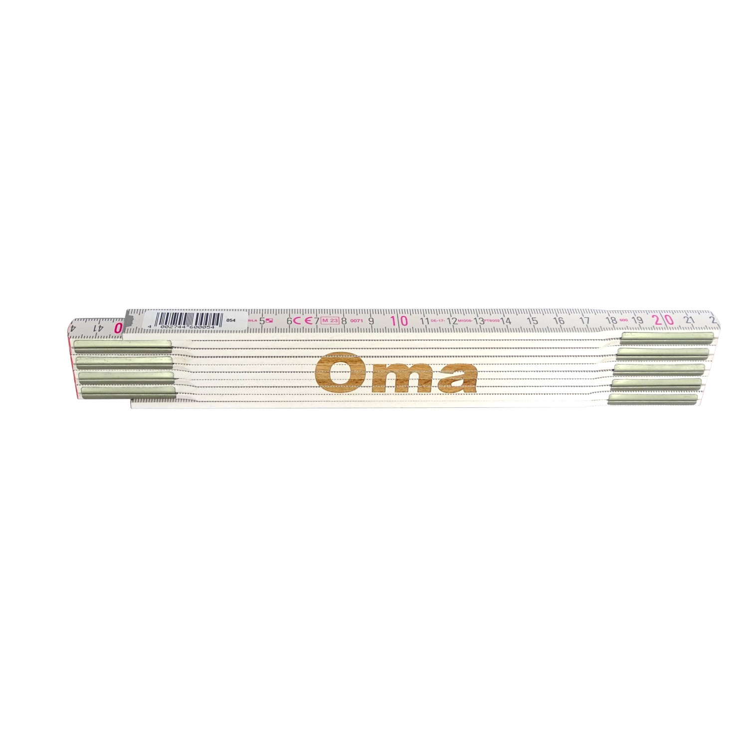 Stabila Zollstock mit Lasergravur Oma 2 m