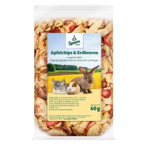 Speers Nager-Ergänzungsfutter Apfelchips & Erdbeeren 60 g