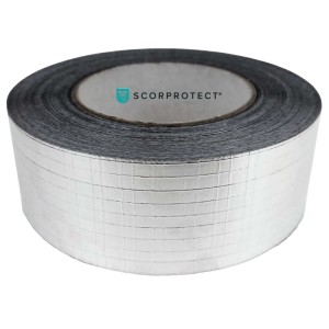 Scorprotect Alu Klebeband, 48mm x 50m, mit Glasgelege für Rohrisolierung.