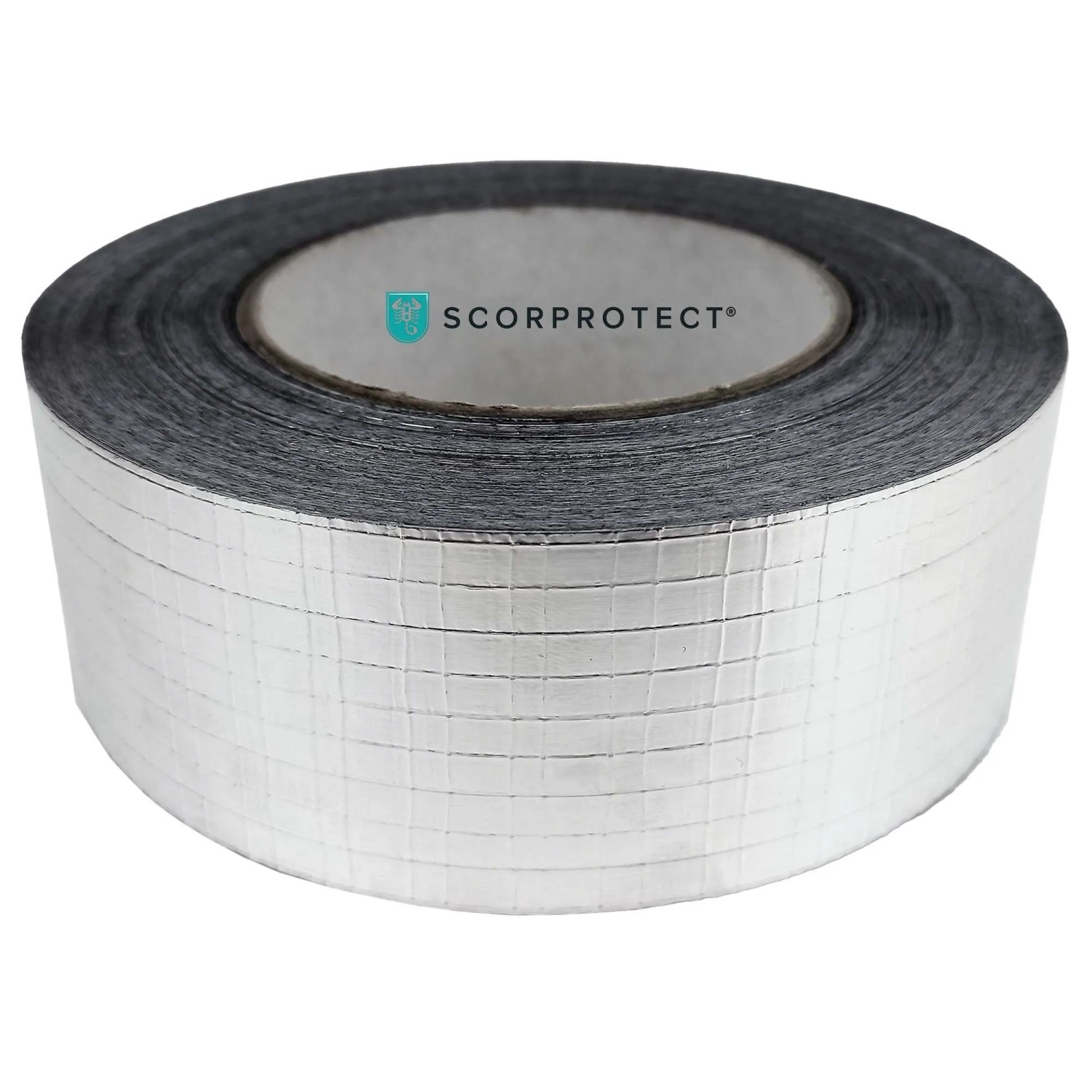 Scorprotect Alu Klebeband, 48mm x 50m, mit Glasgelege für Rohrisolierung.