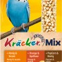 Vitakraft Kräcker Mix für Wellensittiche: Ergänzungsfutter mit Honig, Orange und Popcorn, 3 Stück.