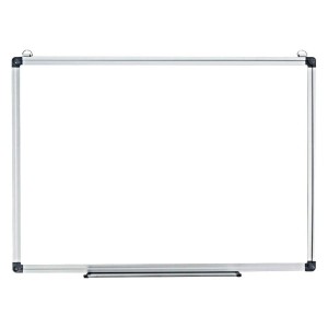 Costway Whiteboard Magnettafel Memoboard mit Alurahmen 90 x 60 cm