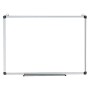 Costway Whiteboard Magnettafel Memoboard mit Alurahmen 90 x 60 cm