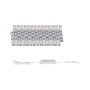 Paulmann LED-Strip-Basisset MaxLED 500 Warmweiß 5m. Leuchtender LED-Streifen und Vorschaltgerät auf weißem Hintergrund.