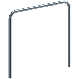 Schake Rohrbügel, 1200x1200 mm, feuerverzinkt, zum Einbetonieren. Ideal für Baugeräte und Absperrungen.