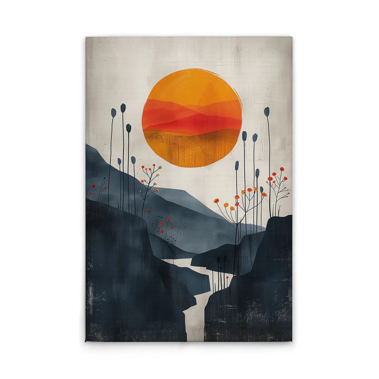 Tadessi Leinwandbild - M1-No.52164 - Sonnenuntergang - 30 x 45 cm - Querformat