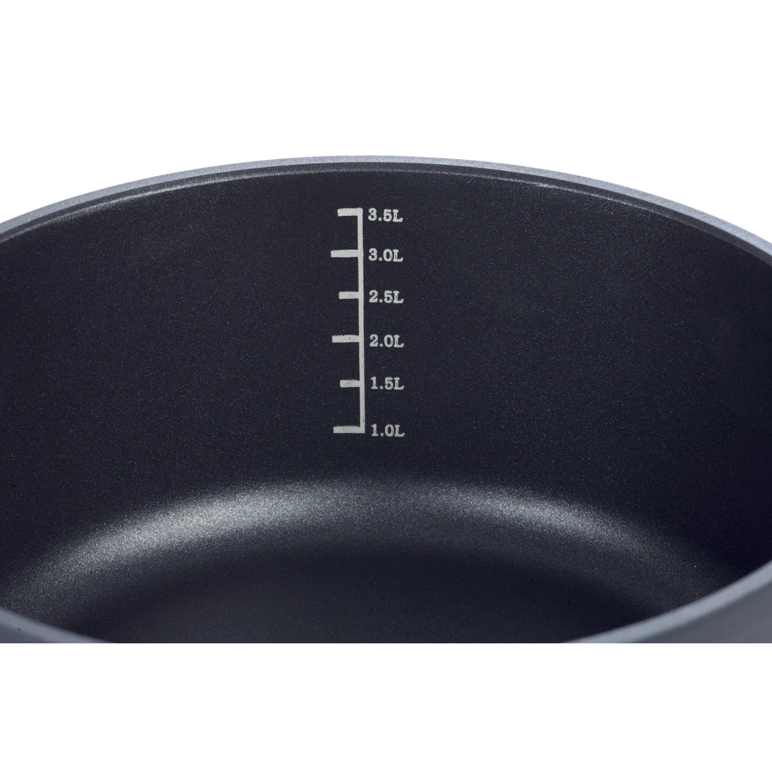 Innenansicht GSW Kochtopf SCALA 24cm mit Füllstandsanzeige.