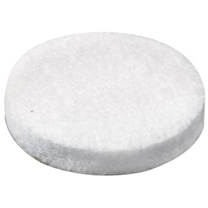 Hettich Filzgleiter, selbstklebend, Ø 28 mm, weiß, für Möbel und Oberflächenschutz.