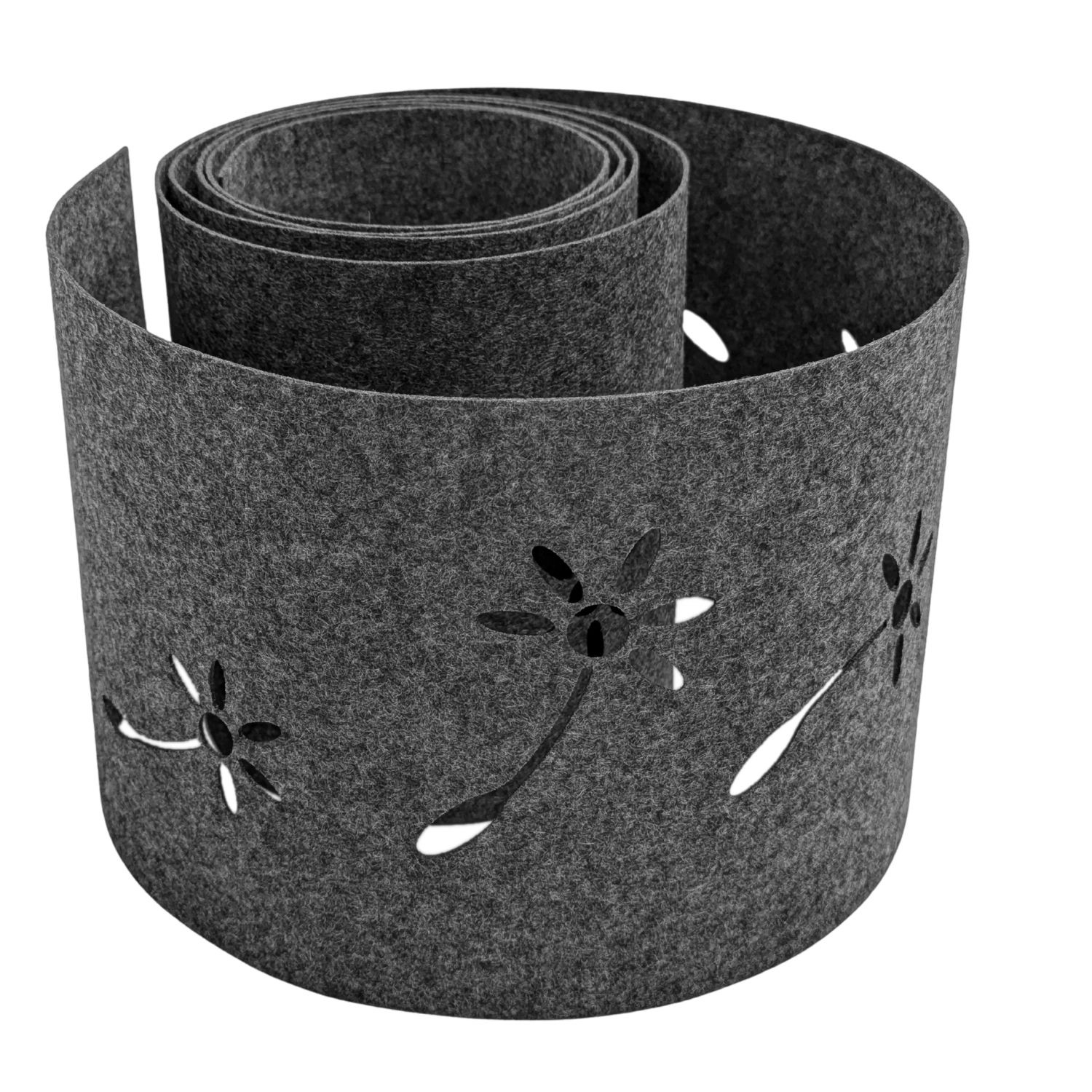 zaunzu Sichtschutz Design Vlies Dekor Pusteblume Einzelstreifen Anthrazitgr günstig online kaufen