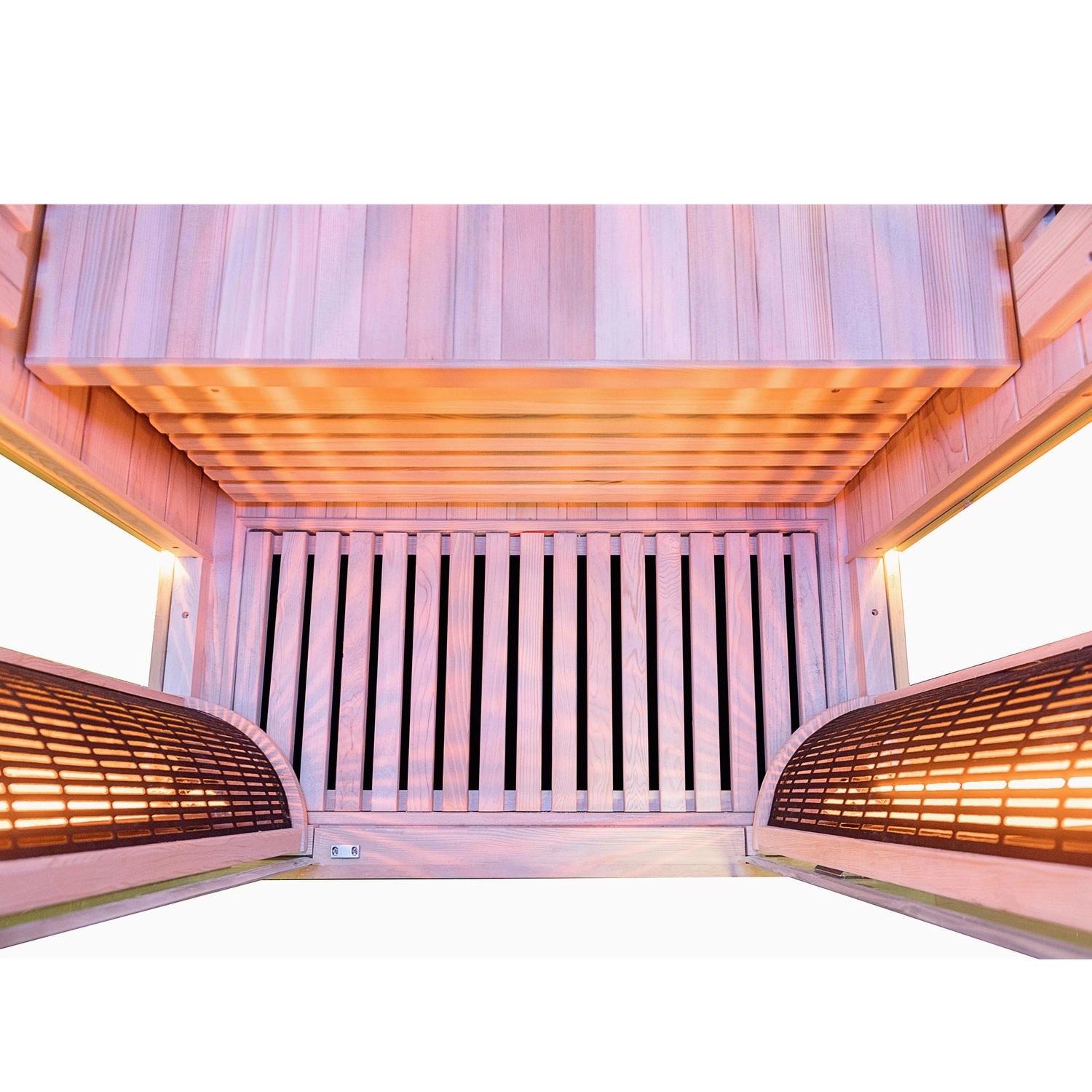 Dewello Infrarotkabine Sauna Kingston 90cm x 90cm 1 Person Vollspektrum