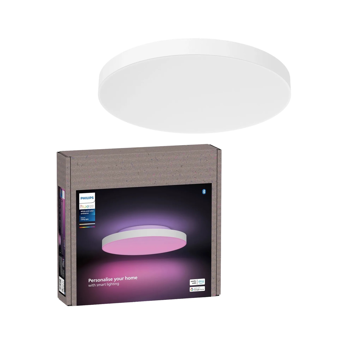 Philips Hue Smart-LED-Panelleuchte Datura White & Color Ambiance Ø 57,4 cm