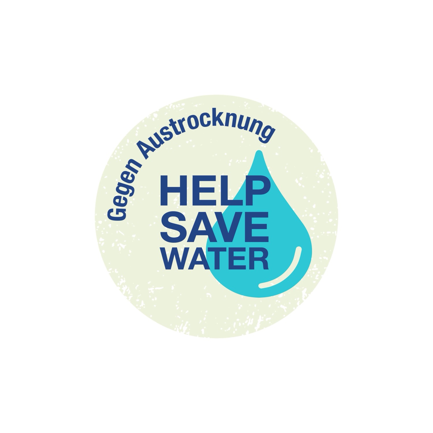 Symbol für "Gegen Austrocknung. Help Save Water" für Compo Bio Gartenmulch.