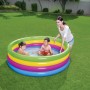 Bestway Planschbecken Swim Squad mit Kindern im Garten, Ø 157 cm, bunt.
