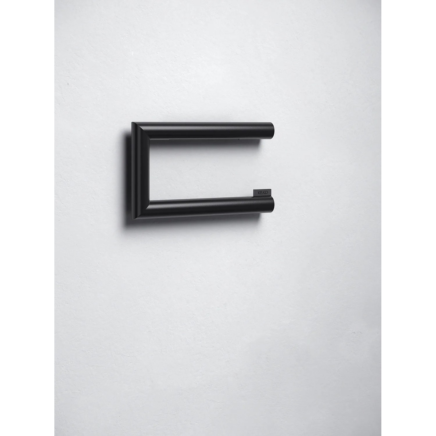 Janico Toilettenpapierspender, 23 Cm Hoch, In Rauch/Schwarz - Mit Gezacktem Abriss, Transparent