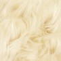 vidaXL Kunstschaffell Teppich Tafalla Creme 160 x 160 cm Polyester 42021510_9