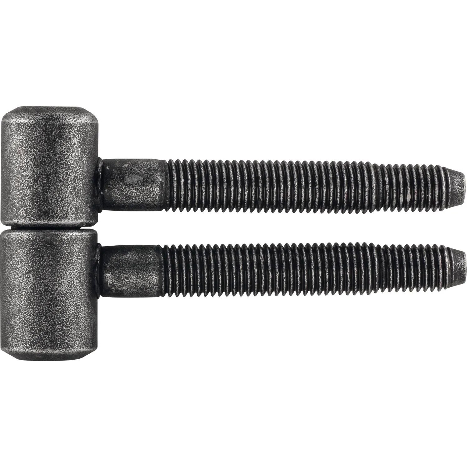 Halcö Einbohrband für Futtertüren 16 mm Stahl Schwarz