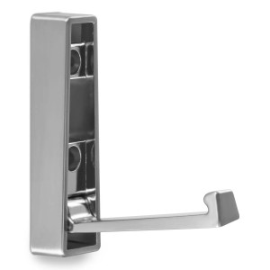 SOTECH Aufbau Klapphaken BARI, klein, aus mattem Chrom-Metall, ausgeklappt. Ideal als Garderobenhaken.