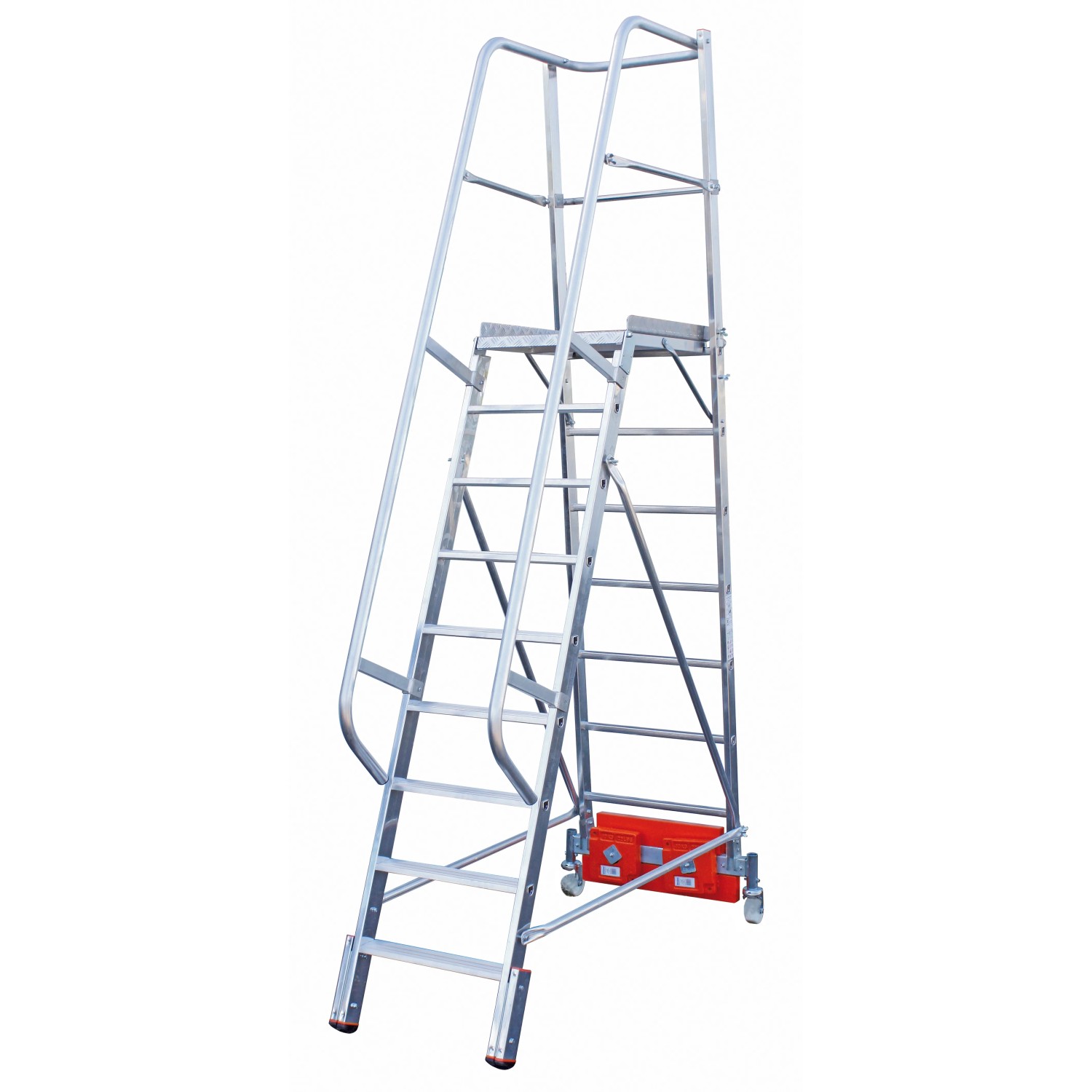 Krause Podestleiter Vario 750 Stabilo 9 Stufen