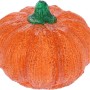 Acryl Kürbis mit LED, warmweiß, 3er-Set für Anlässe & Halloween Deko.