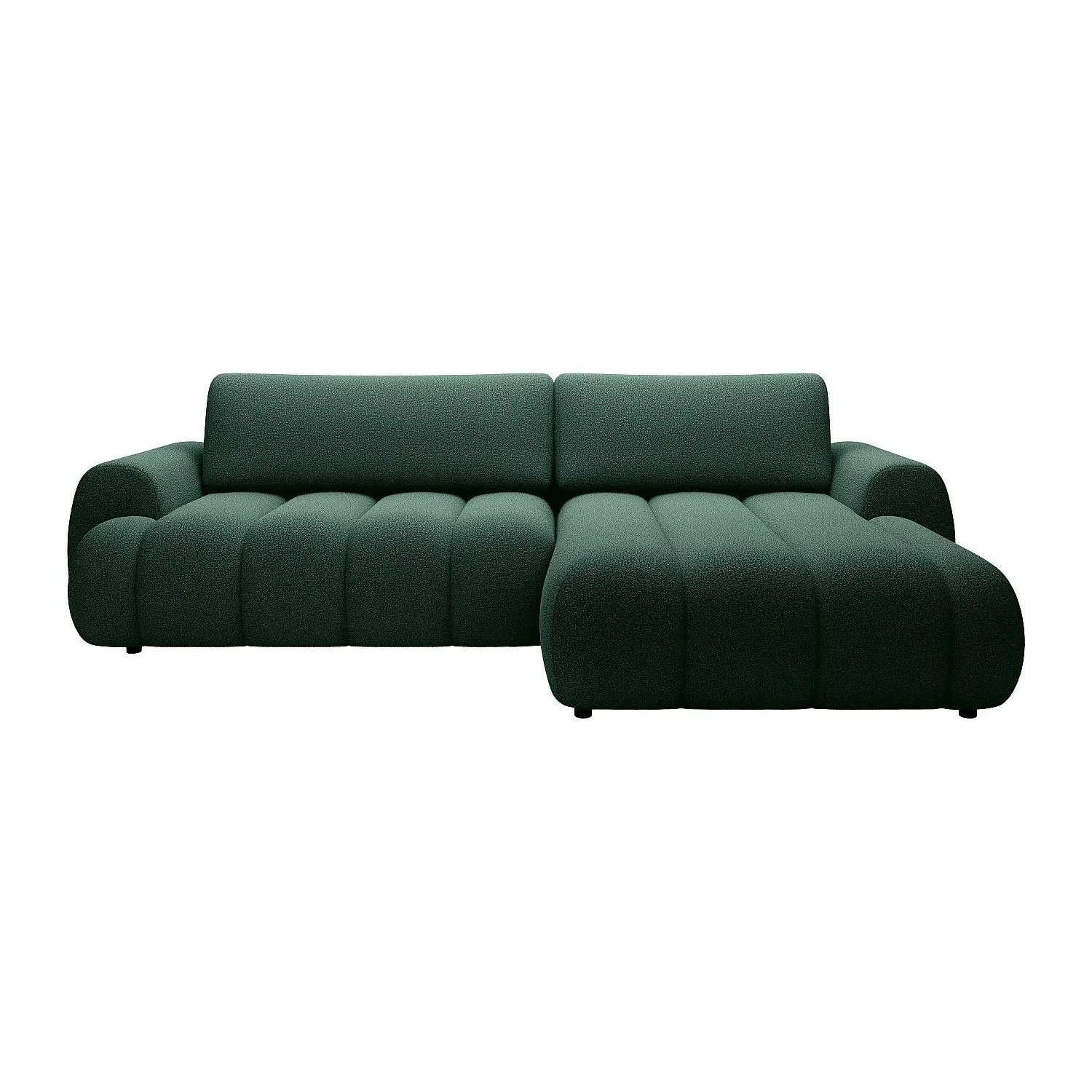 Vente-unique Schlafsofa Fridora Tannengrün 272 cm